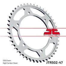 Pignon JT Sprockets 530 47Z, diamètre intérieur 140 mm, cercle de boulons 160 mm pour Kawasaki GPZ ZR Zephyr GPX R ZZR ZRX ZX 750 - 1100 ccm Année 1984 - 2001