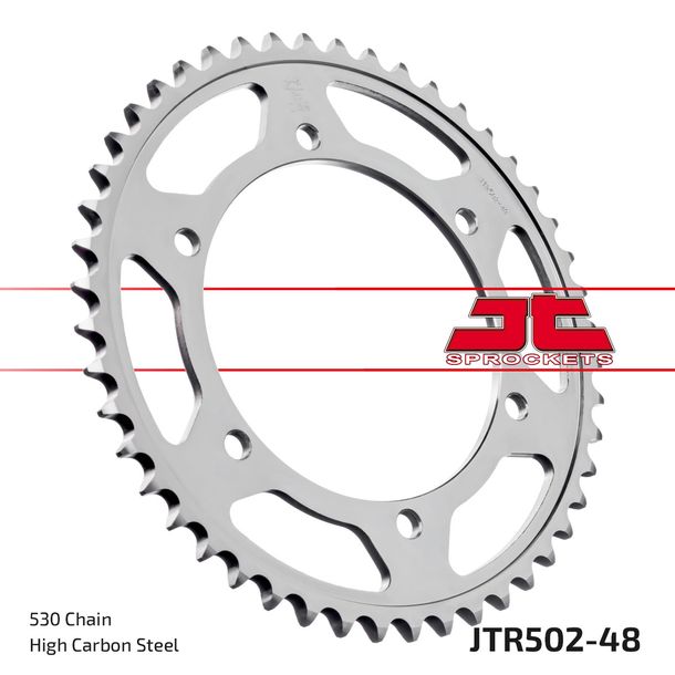 Kettenrad JT Sprockets 530 48Z Innendurchmesser 140mm Lochkreis 160mm für Kawasaki GPZ ZR Zephyr GPX R ZZR ZRX ZX 750 - 1100 ccm Bj. 1984 - 2001