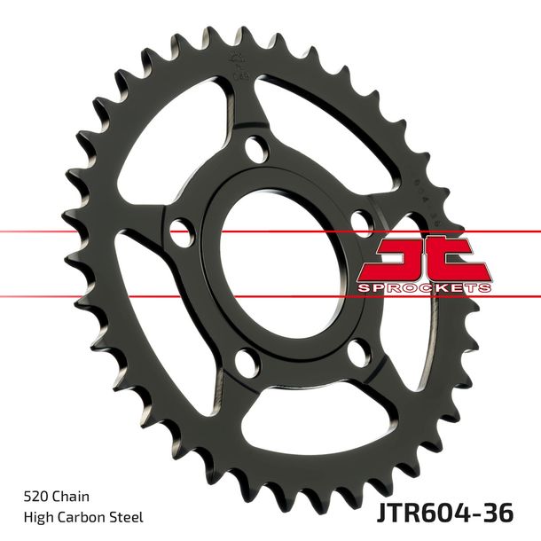 Kettenrad JT Sprockets 520 36Z Innendurchmesser 58mm Lochkreis 90mm für Honda NSR R 125 ccm Bj. 1997 - 2003