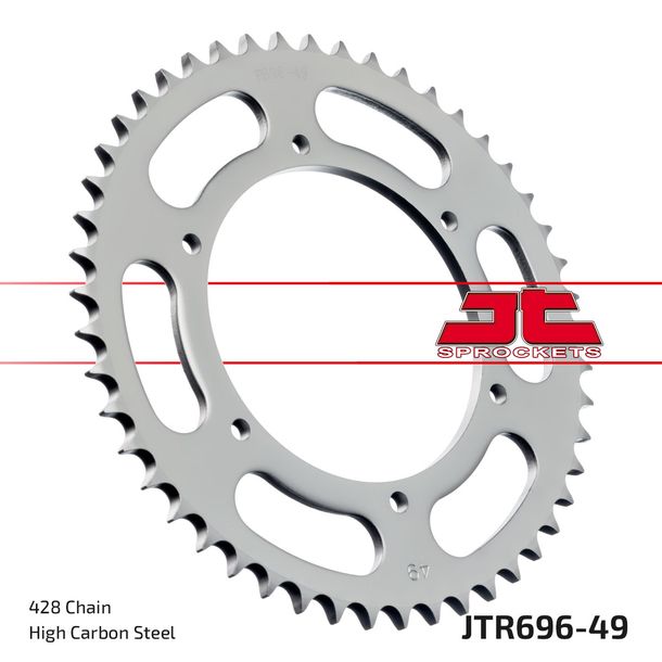 JT Sprockets 428 49Z sprocket inner diameter 108mm bolt circle 123mm