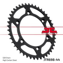 JT Sprockets 520 44T sprocket inner diameter 125 mm bolt circle 145 mm for Cagiva W 16 W12 W8 Pro Action 125 - 600 ccm Year 1993 - 1998