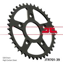 Zębatka tylna JT Sprockets 520 39Z średnica wewnętrzna 62mm rozstaw śrub 108mm dla Aprilia RS Extrema Replica, Cagiva Mito EV Tuono Raptor Planet 125 / 600 ccm r. 1986 - 2014