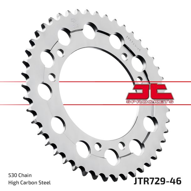 Pignone JT Sprockets 530 46Z, diametro interno 130 mm, bullone circolare 152 mm per Cagiva Elefant i.e. Lucky Explorer 750 / 900 ccm Anno 1989 - 1997