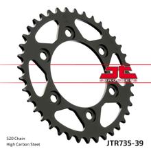 Ozubené kolo řetězu JT Sprockets 520 39Z vnitřní průměr 100mm roztečný kruh 124mm pro Ducati Monster i.e. Dark SS FE Carenata i.e S 350 - 907 ccm r.v. 1988 - 2014