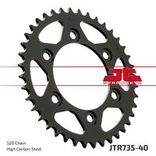 Kettenrad JT Sprockets 520 40Z vnitřní průměr 100mm rozteč otvorů 124mm pro Ducati Monster i.e. Dark SS FE Carenata i.e S 350 - 907 ccm r.v. 1988 - 2014