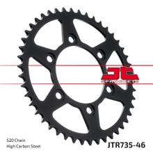 Rozetka JT Sprockets 520 46 zubů Vnitřní průměr 100mm Roztečný kruh 124mm pro Ducati Monster i.e. Dark SS FE Carenata i.e S 350 - 907 ccm Rok výroby 1988 - 2014