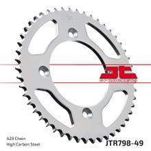 Kettenrad JT Sprockets 428 49Z Innendurchmesser 100mm Lochkreis 120mm für Suzuki RM, Yamaha YZ L 80 / 85 ccm Bj. 1982 - 2022