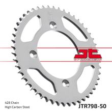 Kolo řetězu JT Sprockets 428 50Z vnitřní průměr 100mm rozteč otvorů 120mm pro Suzuki RM, Yamaha YZ L 80 / 85 ccm r. v. 1982 - 2022