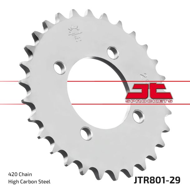 Kettenrad JT Sprockets 420 29Z Innendurchmesser 52mm Lochkreis 68mm für Suzuki TS X, Kawasaki AR A Beta Minicross R 1 AE 50 - 150 ccm