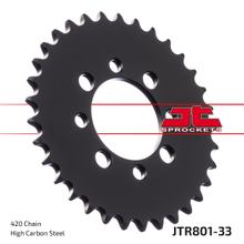 Kettenrad JT Sprockets 420 33Z Innendurchmesser 52mm Lochkreis 68mm für Suzuki TS X, Kawasaki AR A Beta Minicross R 1 AE 50 - 150 ccm