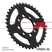 Zębatka JT Sprockets 420 39Z średnica wewnętrzna 52mm rozstaw śrub 68mm dla Suzuki TS X, Kawasaki AR A Beta Minicross R 1 AE 50 - 150 ccm
