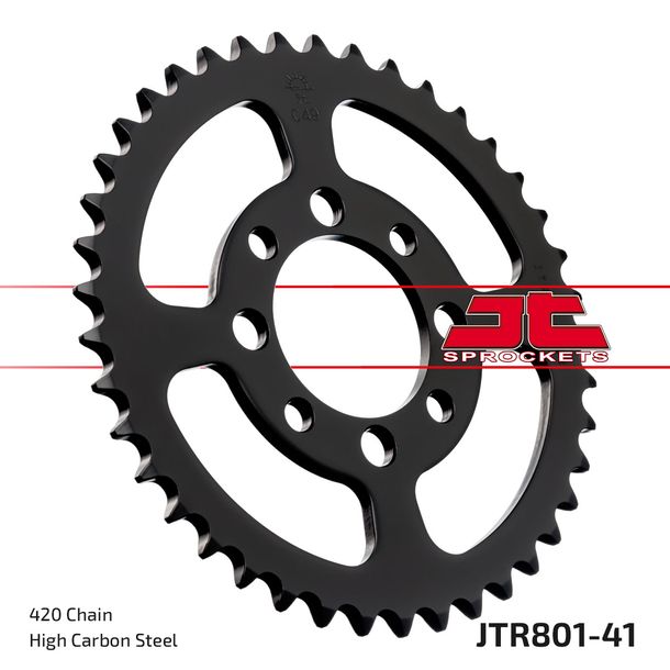 Kettenrad JT Sprockets 420 41Z Innendurchmesser 52mm Lochkreis 68mm für Suzuki TS X, Kawasaki AR A Beta Minicross R 1 AE 50 - 150 ccm