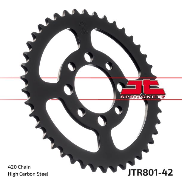 Kettenrad JT Sprockets 420 42Z Innendurchmesser 52mm Lochkreis 68mm für Suzuki TS X, Kawasaki AR A Beta Minicross R 1 AE 50 - 150 ccm