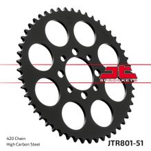 Kettenové kolo JT Sprockets 420 51Z vnitřní průměr 52mm rozteč otvorů 68mm pro Suzuki TS X, Kawasaki AR A Beta Minicross R 1 AE 50 - 150 ccm