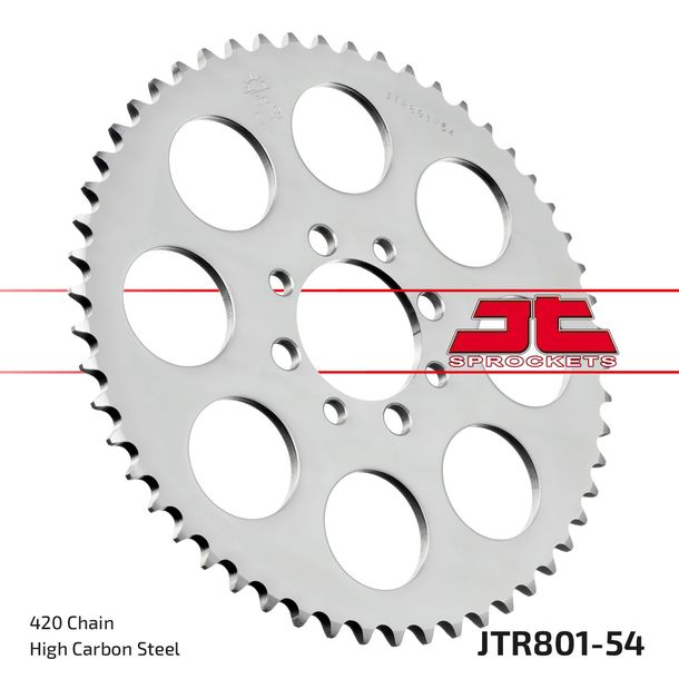 Kettenrad JT Sprockets 420 54Z Innendurchmesser 52mm Lochkreis 68mm für Suzuki TS X, Kawasaki AR A Beta Minicross R 1 AE 50 - 150 ccm