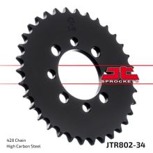 Zębatka JT Sprockets 428 34Z średnica wewnętrzna 52mm rozstaw śrub 68mm dla Suzuki TS XE FL SDW Address RV Van RM GT E L 80 - 125 ccm r. 1973 - 2017