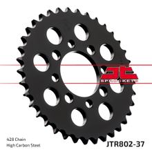 Kettenrad JT Sprockets 428 37Z vnitřní průměr 52mm rozteč otvorů 68mm pro Suzuki TS XE FL SDW Address RV Van RM GT E L 80 - 125 ccm r. v. 1973 - 2017