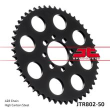 Kettenrad JT Sprockets 428 50Z vnitřní průměr 52mm rozteč otvorů 68mm pro Suzuki TS XE FL SDW Address RV Van RM GT E L 80 - 125 ccm r.v. 1973 - 2017