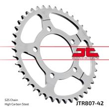 Konzové kolo JT Sprockets 525 42Z vnitřní průměr 87mm rozteč otvorů 110mm pro Suzuki SV S SF, Honda NX Dominator GSF Bandit ABS GSX F 400 / 650 ccm r. v. 1991 - 2016