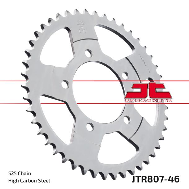 Kettenrad JT Sprockets 525 46Z Innendurchmesser 87mm Lochkreis 110mm für Suzuki SV S SF GSF Bandit ABS GSX F 400 / 650 ccm Bj. 1991 - 2016