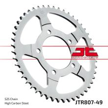 Kettenrad JT Sprockets 525 49Z Innendurchmesser 87mm Lochkreis 110mm für Suzuki SV S SF, Honda NX Dominator GSF Bandit ABS GSX F 400 / 650 ccm Bj. 1991 - 2016