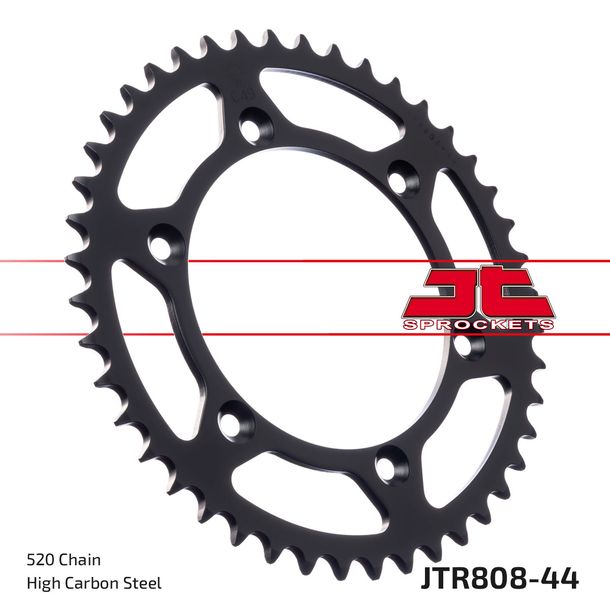 Kettenrad JT Sprockets 520 44Z Innendurchmesser 126mm Lochkreis 146mm für Suzuki DR-Z E K DR S SH SE SM RMX Z RM-Z RM 125 - 450 ccm Bj. 1980 - 2022