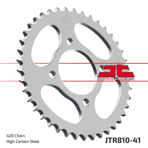 Pignon JT Sprockets 428 41Z, diamètre intérieur 58 mm, cercle de boulons 78 mm pour Hyosung GV Aguila Classic GA F 4V Cruise II DelLuxe, Keeway RKV