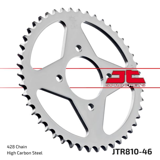 Pignon JT Sprockets 428 46Z, diamètre intérieur 58 mm, cercle de boulons 78 mm pour Hyosung GV Aguila Classic GA F 4V Cruise II DelLuxe, Keeway RKV