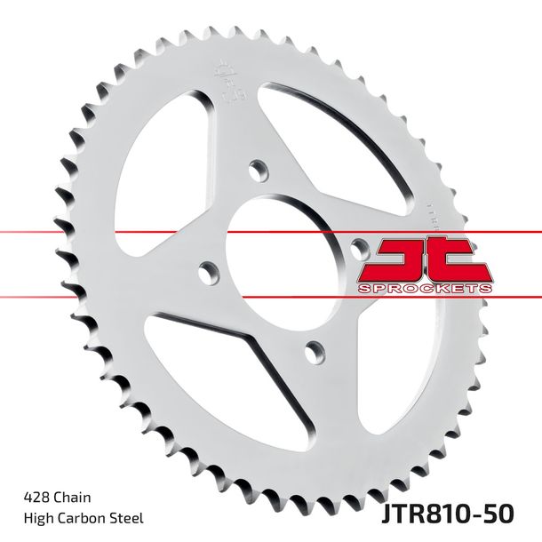 Pignon JT Sprockets 428 50Z, diamètre intérieur 58 mm, cercle de boulons 78 mm pour Hyosung GV Aguila Classic GA F 4V Cruise II DelLuxe, Keeway RKV