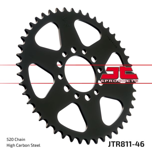 Kettenrad JT Sprockets 520 46Z Innendurchmesser 64mm Lochkreis 84mm für Suzuki TS ER 185 ccm Bj. 1979