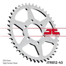 Kettenové kolo JT Sprockets 525 43Z vnitřní průměr 64mm rozteč otvorů 84mm pro Suzuki GT 250 ccm r. v. 1973 - 1978