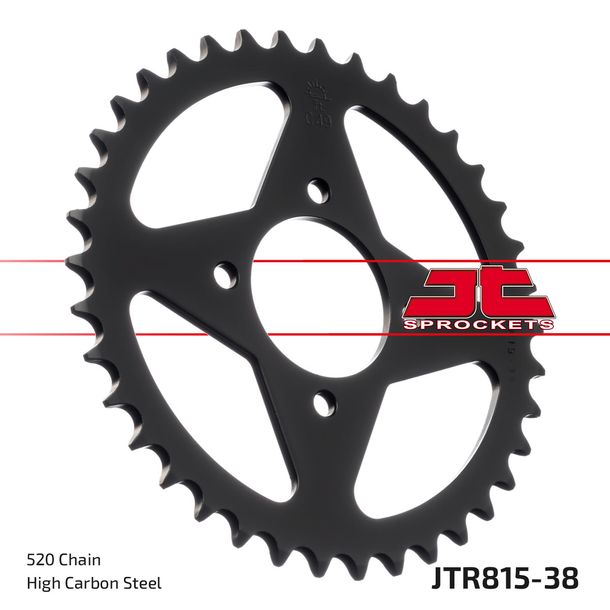Kettenrad JT Sprockets 520 38Z Innendurchmesser 58mm Lochkreis 78mm für Suzuki GT E X5 185 / 200 ccm Bj. 1973 - 1981