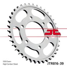 Kolo řetězu JT Sprockets 530 39Z vnitřní průměr 76mm rozteč otvorů 100mm pro Suzuki GSF Bandit N S RF GS GSX-R K.L.M.N GSX F W P.R Inazuma 400 - 1200 ccm r. v. 1973 - 2005