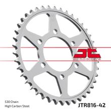 JT Sprockets 530 42Z tandwiel binnendiameter 76 mm boutcirkel 100 mm voor Suzuki GSF Bandit N S RF GS GSX-R K.L.M.N GSX F W P.R Inazuma 400 - 1200 cc bouwjaar 1973 - 2005