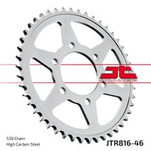 Pignon JT Sprockets 530 46Z, diamètre intérieur 76 mm, cercle de boulons 100 mm pour Suzuki GSF Bandit N S RF GS GSX-R K.L.M.N GSX F W P.R Inazuma 400 Année 1973 - 2005