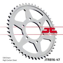 řetězové kolo JT Sprockets 530 47Z vnitřní průměr 76mm rozteč otvorů 100mm pro Suzuki GSF Bandit N S RF GS GSX-R K.L.M.N GSX F W P.R Inazuma 400 - 1200 ccm r.v. 1973 - 2005