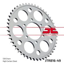 Kettenrad JT Sprockets 530 49Z Innendurchmesser 76mm Lochkreis 100mm für Suzuki GSF Bandit N S RF GS GSX-R K.L.M.N GSX F W P.R Inazuma 400 - 1200 ccm Bj. 1973 - 2005