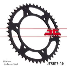 Kolo řetězu JT Sprockets 520 46Z vnitřní průměr 136mm rozteč otvorů 156mm pro Derbi 659 Mulhacen GPRacer Nieto 660 ccm r. v. 2007 - 2011