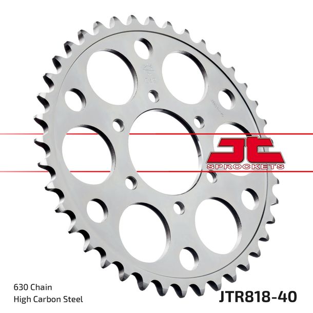 Kettenrad JT Sprockets 630 40Z Innendurchmesser 76mm Lochkreis 100mm für Suzuki GSX S Katana 750 - 1100 ccm Bj. 1977 - 1987