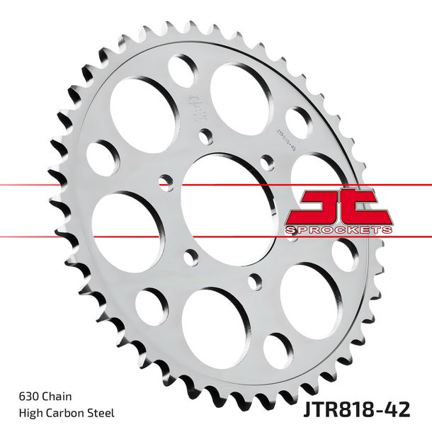 Kettenrad JT Sprockets 630 42Z Innendurchmesser 76mm Lochkreis 100mm für Suzuki GSX S Katana 750 - 1100 ccm Bj. 1977 - 1987