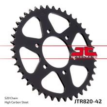 Kettenrad JT Sprockets 520 42Z vnitřní průměr 72mm rozteč otvorů 96mm pro Suzuki DR S SP 250 / 370 ccm r. v. 1978 - 1987
