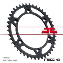 Zębatka tylna JT Sprockets 520 43Z średnica wewnętrzna 136mm rozstaw śrub 156mm dla Husqvarna SM S TE R SMR, Beta RR Gas EC FSE WRE Supermotard Suzuki DR SH SE rok produkcji 1976 - 2021