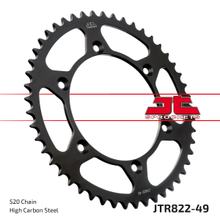 Pignone JT 520 49Z, diametro interno 136 mm, circonferenza del bullone 156 mm per Husqvarna SM S TE R SMR, Beta RR Gas EC FSE WRE Supermotard Suzuki DR Anno 1976 - 2022