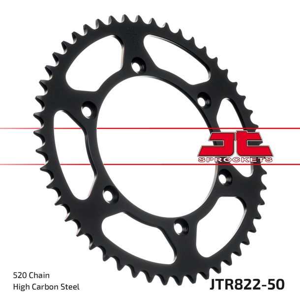 Kettenrad JT Sprockets 520 50Z Innendurchmesser 136mm Lochkreis 156mm für Husqvarna SM S TE R SMR, Beta RR Gas EC FSE WRE Supermotard Suzuki DR SH SE Bj. 1976 - 2022