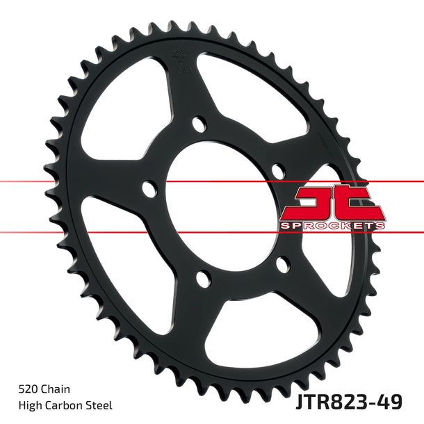 Kettenrad JT Sprockets 520 49Z Innendurchmesser 87mm Lochkreis 110mm für Suzuki SFV Gladius SV S SF GS 250 - 650 ccm Bj. 1989 - 2022