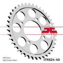 Pignon JT Sprockets 530 40Z, diamètre intérieur 76 mm, cercle de boulons 100 mm pour Suzuki GSX F RG Gamma 500 / 600 ccm Année 1986 - 1989