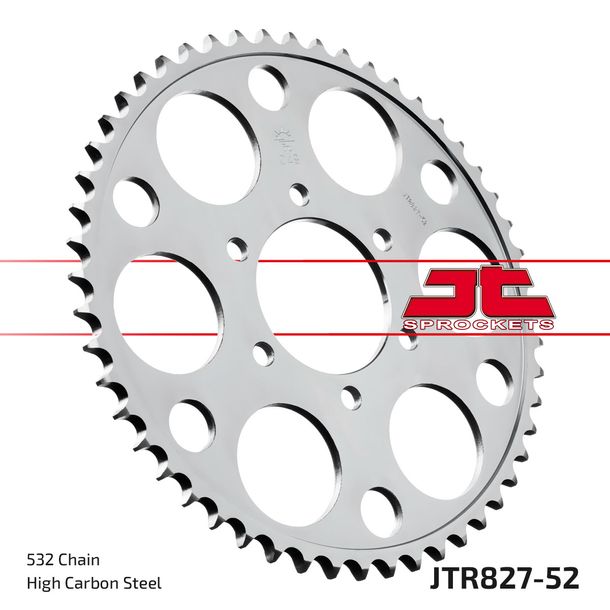 Kettenrad JT Sprockets 532 52Z Innendurchmesser 76mm Lochkreis 100mm für Suzuki RF GSX-R K.L.M.N W P.R GSX F 900 / 1100 ccm Bj. 1988 - 1997
