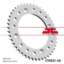 Pignon JT Sprockets 428 46Z, diamètre intérieur 117 mm, cercle de boulons 140 mm pour Yamaha YZ 80 ccm Année 1984 - 1994
