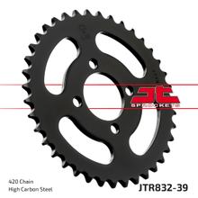 Pastýř řetězu JT Sprockets 420 39Z vnitřní průměr 44mm rozteč otvorů 60mm pro Yamaha DTR RDM DT LC 2 FS1 DTM DTLC TY M FS SE 50 / 80 ccm