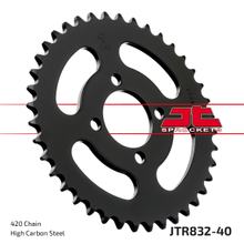 Kettenrad JT Sprockets 420 40Z Innendurchmesser 44mm Lochkreis 60mm für Yamaha DTR RDM DT LC 2 FS1 DTM DTLC TY M FS SE 50 / 80 ccm